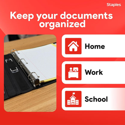 Staples Better Binder 2-Inch D-Ring View Binder, Reinforced Spine, Holds Up to 540 Sheets, Teal, for Office & School