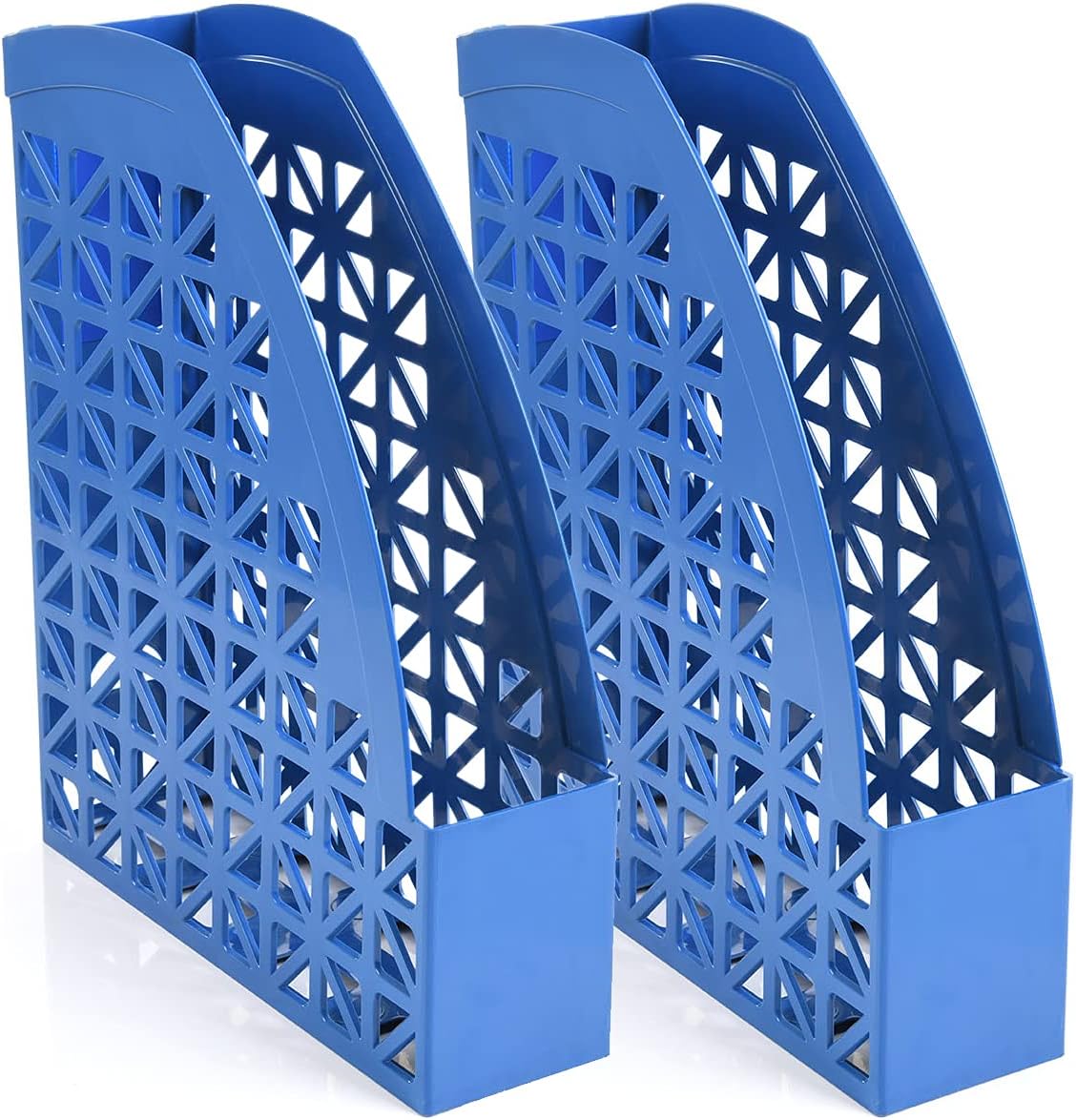 Mintra Office Plastic Desk Organizer 2pk Magazine File (Lavender)