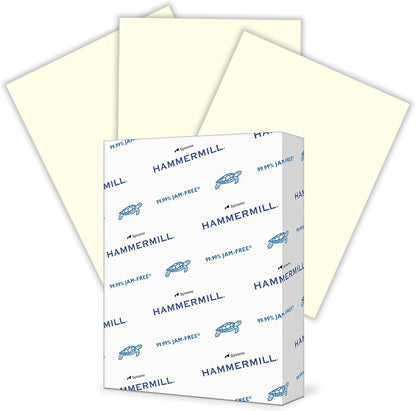 Hammermill Colored Paper, 24 lb Blue Printer Paper, 8.5 x 11 - Made in the USA, Pastel Paper, 103671R-1 Ream (500 Sheets)