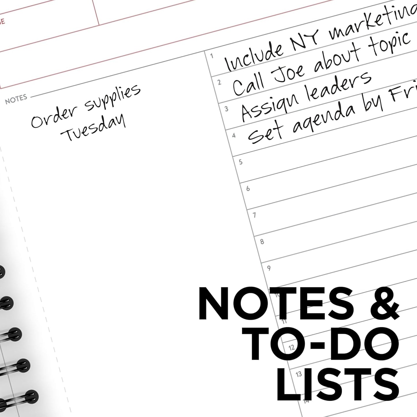 Cambridge Business Notebook, Action Planner, Legal Ruled Paper, 8-1/2" x 11", 80 Sheets, Flexible Soft Touch Cover, Wirebound, Gray (06064)