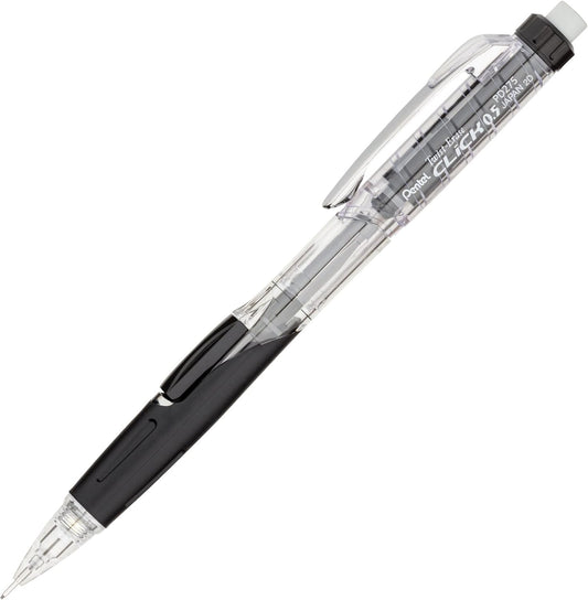 Pentel Twist-Erase Click Mechanical Pencil, (0.7mm) Assorted Barrel Colors, Color May Vary, Box of 12 (PD277TA)