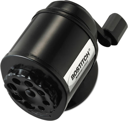 Bostitch MPS1BLK Counter-Mount/Wall-Mount Manual Pencil Sharpener, Black