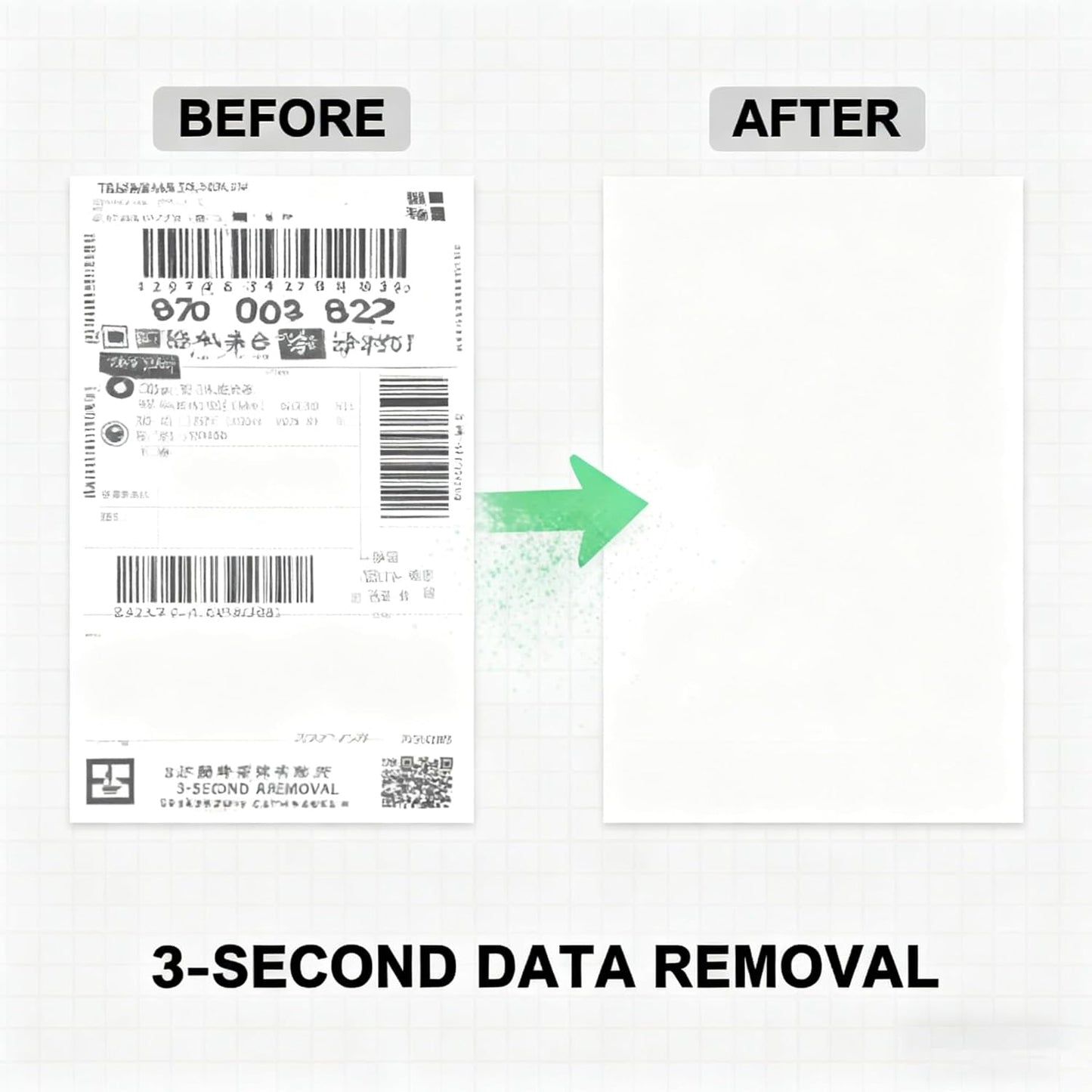 XIRUJNFD Privacy Cover Spray, 10ml Thermal Paper Eraser Spray, White Out Liquid, Information Protection Correction Fluid for Documents, Labels, Packages, Addresses, Privacy Protection (3)