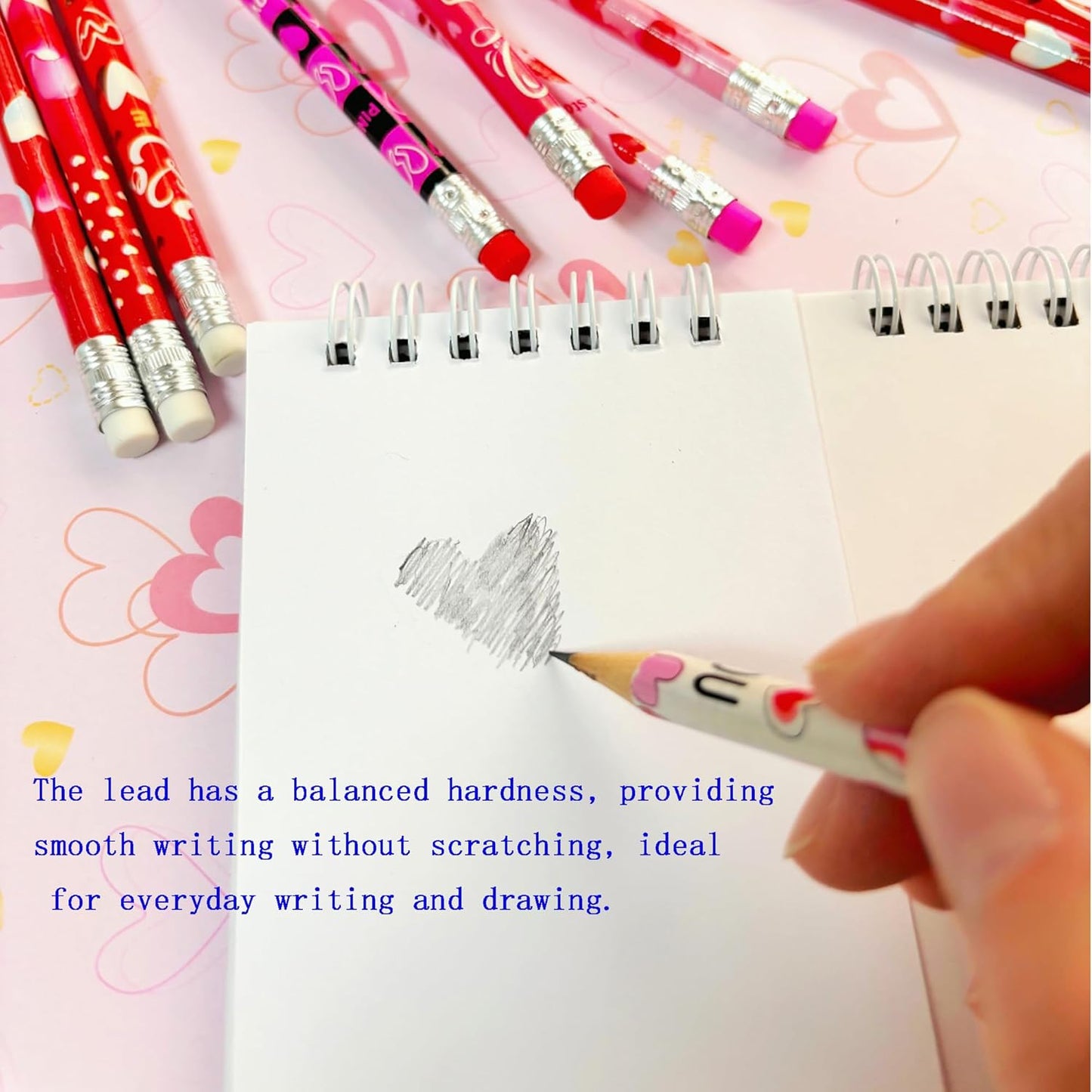 72PCS Corlorful Wooden cased Pencils for Kids with Erasers, Wood Wedding Golf for School,Drawing,Gift (72PCS) (Fruit, 72)