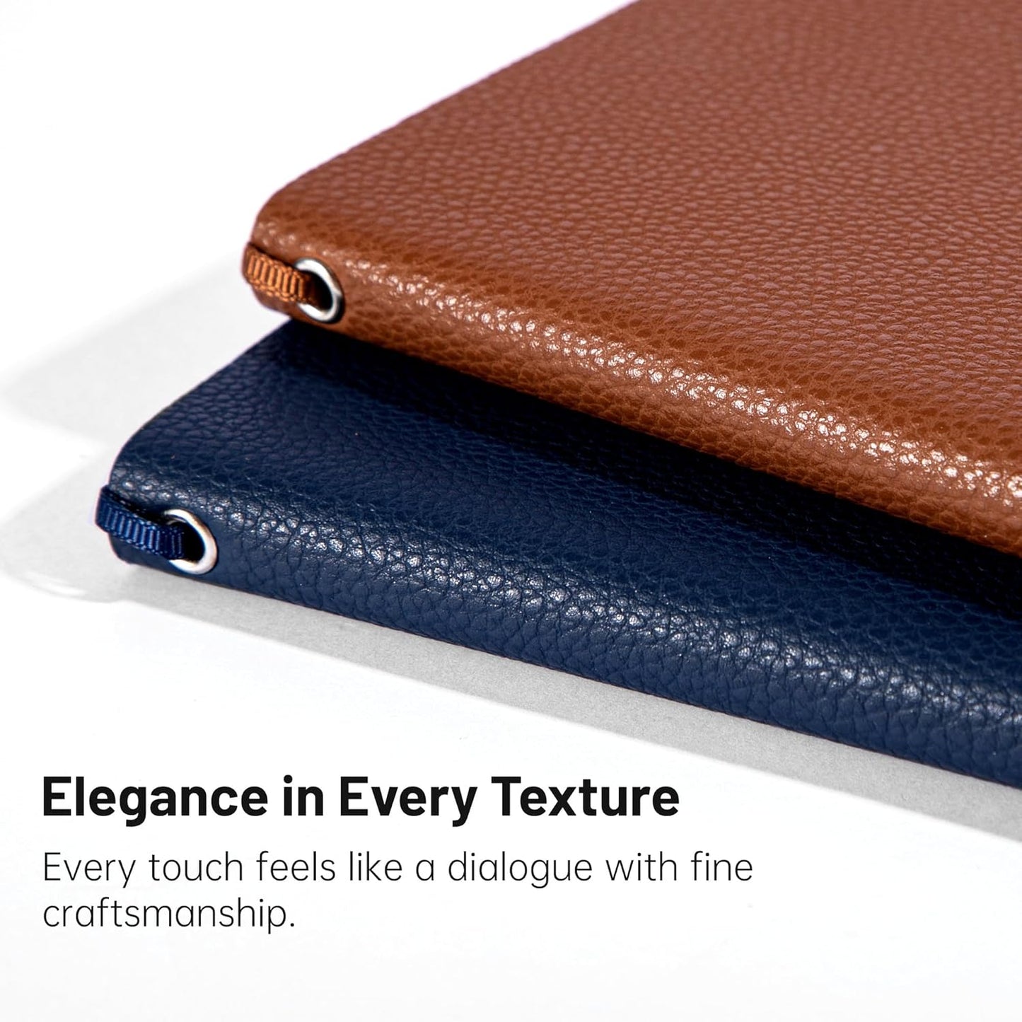 CAGIE Lined Journal Notebook for Men & Women,176 Pages A5 Medium Size, Softcover Leather Journals for Writing, College Ruled Notebook for Work & School, 100 GSM Thick Paper (5.7'' x 8.3'') (Burgundy)