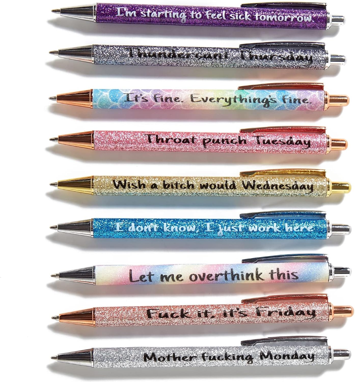 20 Pieces Ballpoint Pen Refills Black Ink 1.0mm Medium Point Smooth Writing Replacement Gel Ink Refills for Retractable Ballpoint Pen School Office Supplies