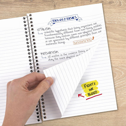 Five Star Spiral Notebook, 2 Subject, College Ruled Paper, 6" x 9.5", 80 Sheets, Blue (Color May Vary) (840029CG1)