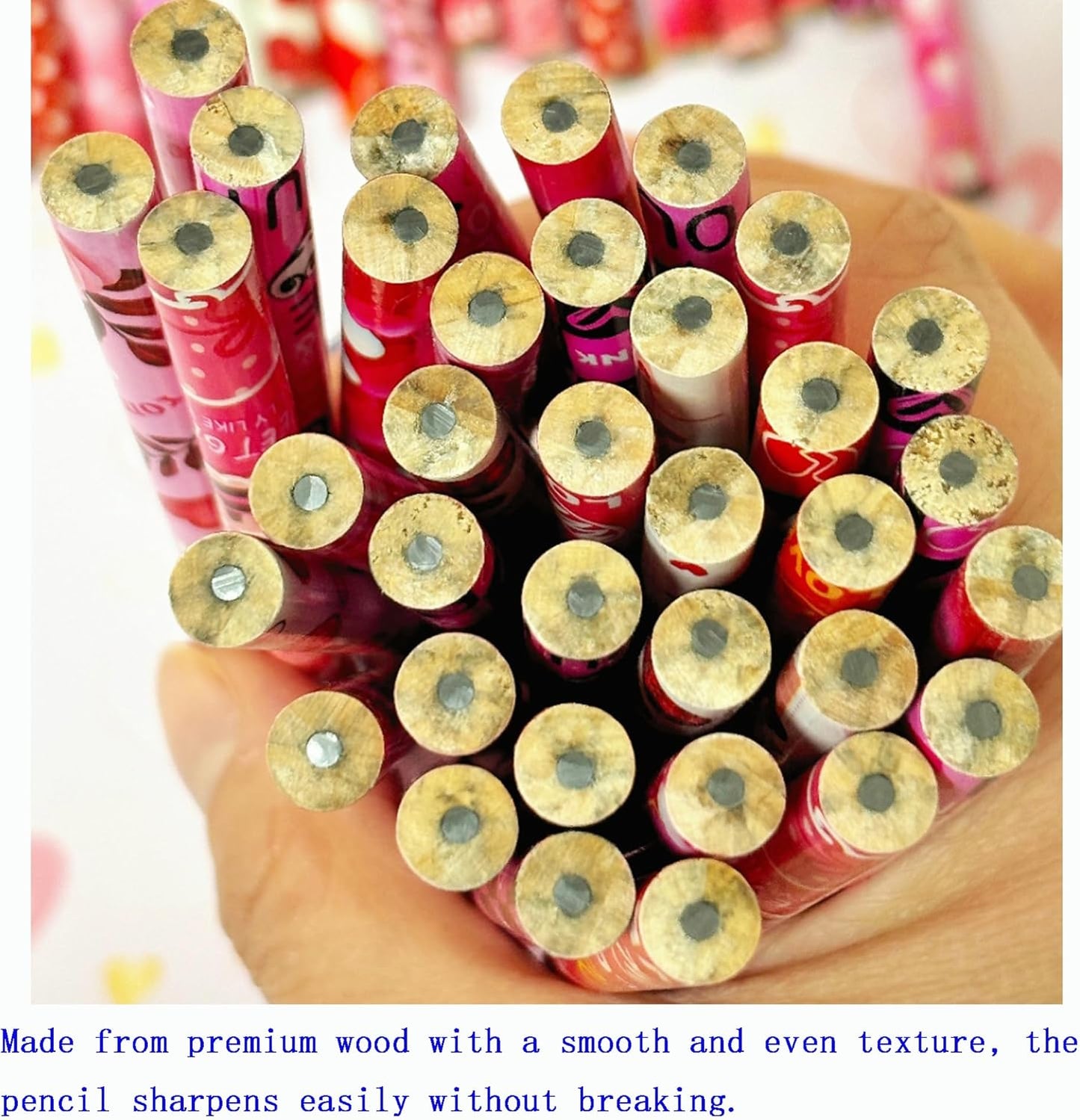 72PCS Corlorful Wooden cased Pencils for Kids with Erasers, Wood Wedding Golf for School,Drawing,Gift (72PCS) (Fruit, 72)