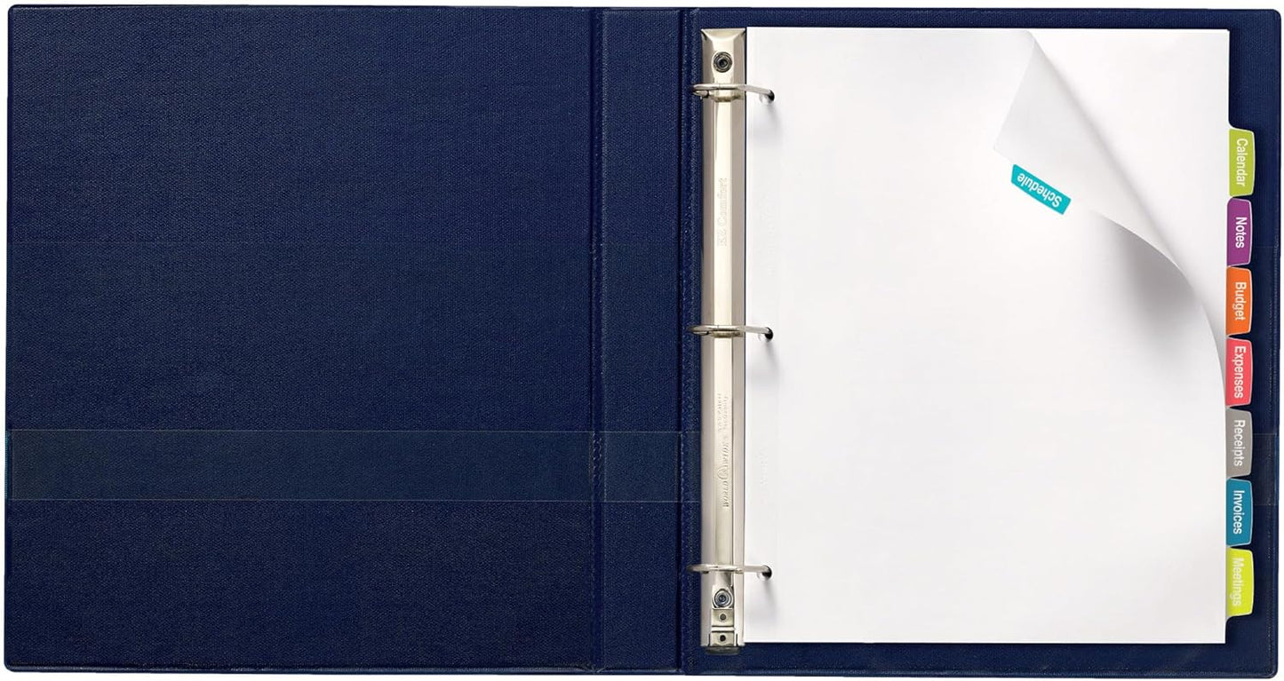 Avery Big Tab Printable White Label Dividers for 3 Ring Binders, 8 Tabs per Set, White, 120 Sets Total, Great for Office Supplies, School Supplies, Organizing, and More (6 Packs of 14435)