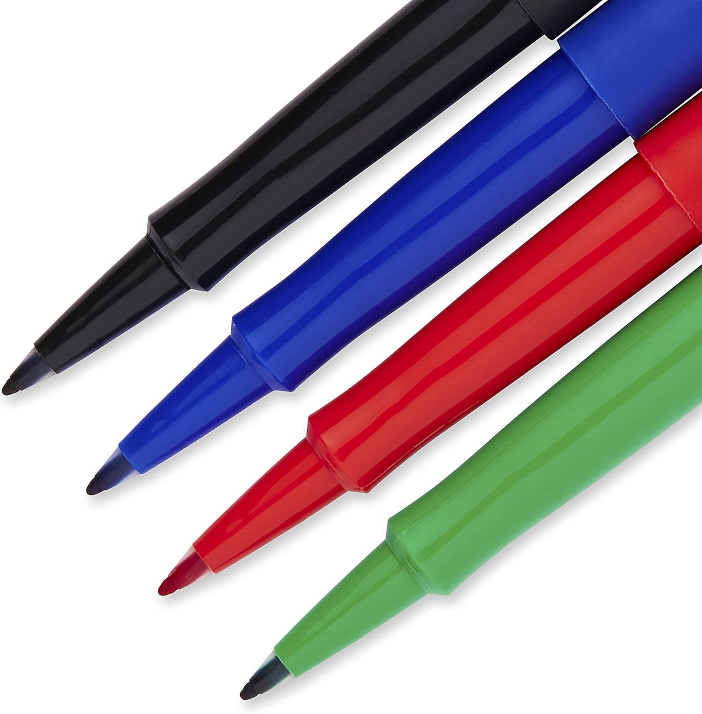 Paper Mate Flair Felt Tip Pens, Medium Point (0.7mm), Business Colors, 4 Count