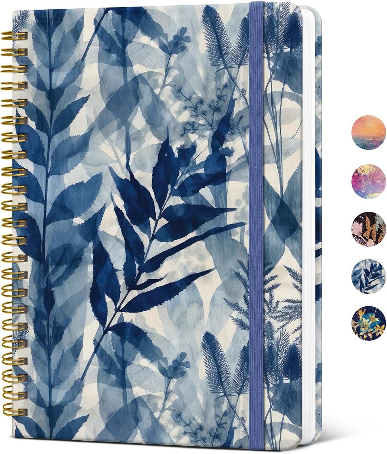 ZOTIA Lined Spiral Journal Notebook for Women, A5 College Ruled Journals for Writing, Hardcover Notebooks for Work, Note taking and Office School Supplies,140 Pages - Yellow