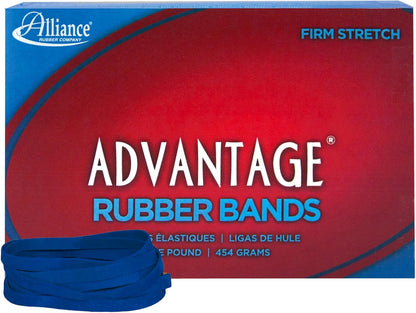 Alliance Rubber 26649 Advantage Rubber Bands Size #64, 1/4 lb Box Contains Approx. 80 Bands (3 1/2" x 1/4", Natural Crepe) Beige