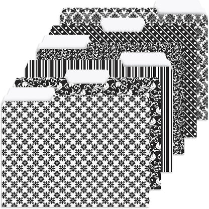 Current Floral Fun File Folders Value Pack - Bulk Set of 24, 6 Pretty Decorative Designs, 1/3 Cut Tabs, Heavy-Duty Paper Stock, Office Supplies for Home & Work, 9-½” x 11-¾” Letter Size