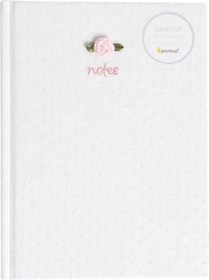 Pearhead Blue Matchbook Hardcover Journal, 6x8 College-Ruled Lined Notebook, 200 Pages, Trendy Writing Journal for Work, School & Everyday Notes