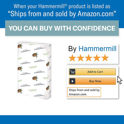 Hammermill Colored Paper, 20lb Pink Printer Paper, 8-1/2 x 11- 1 Ream (500 Sheets) - Made in the USA, Pastel Paper, 103382R