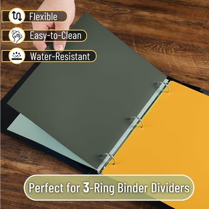 Mr. Pen- Binder Dividers, 6 Tab Dividers, Pack of 2 Sets (12 Dividers Total), Dividers