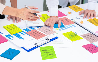 (12 Pads) Lined Sticky Notes 4x4 in Post, 6 Bright Colors with Lines Self-Stick Note Pads it, Strong Adhesive, 46 Sheets/Pad, 552 Sheets in Total