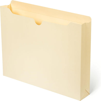 Blue Summit Supplies 2 Inch Manila File Jacket, 50 Folders, Reinforced Straight Cut Tab, Heavy Duty 2 Inch Expansion Pocket, Letter Size, 50 Pack