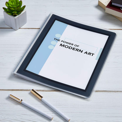 Avery Classic Presentation Book, Clear Front Window for Title Page, 12 Non-stick Pages, 1 White Book (47671)