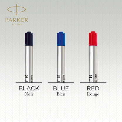 Parker Refill for Parker Ballpoint Pens, Fine Conical Tip, Black Ink