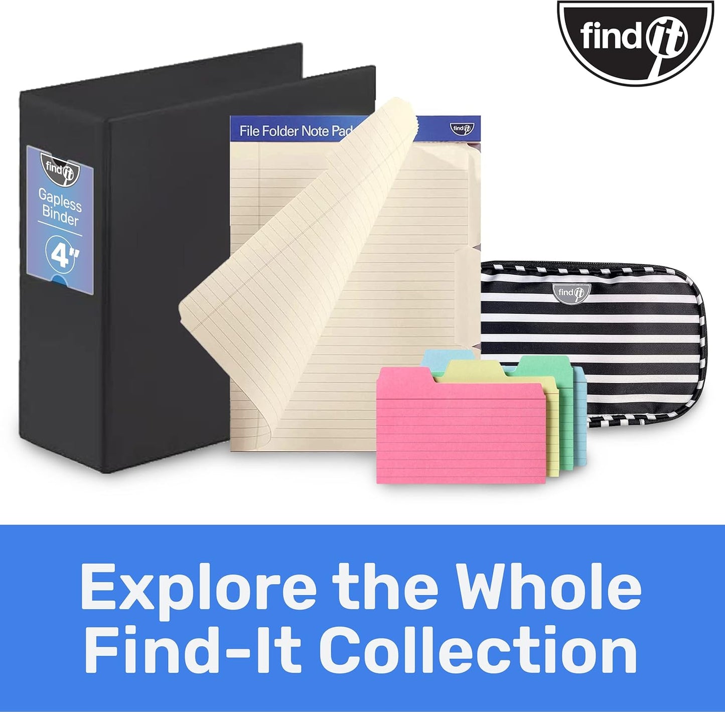 Find It Hanging File Folders for Filing Cabinet Storage - Pack of 9, Letter-Sized File Folder Set for Documents and Valuables - Filing Products for Organization, Back to School Supplies, Green
