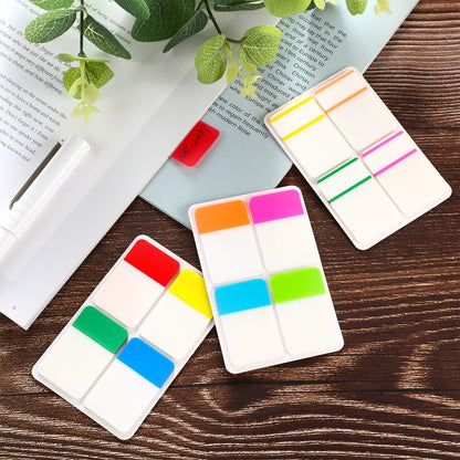 Jovitec 800 Pcs Sticky Index Tabs Sticky Page Markers Notes File Tabs Writable Repositionable File Flags Labels for Pages or Book Markers Binders Reading Notes Classify Files 40 Sets