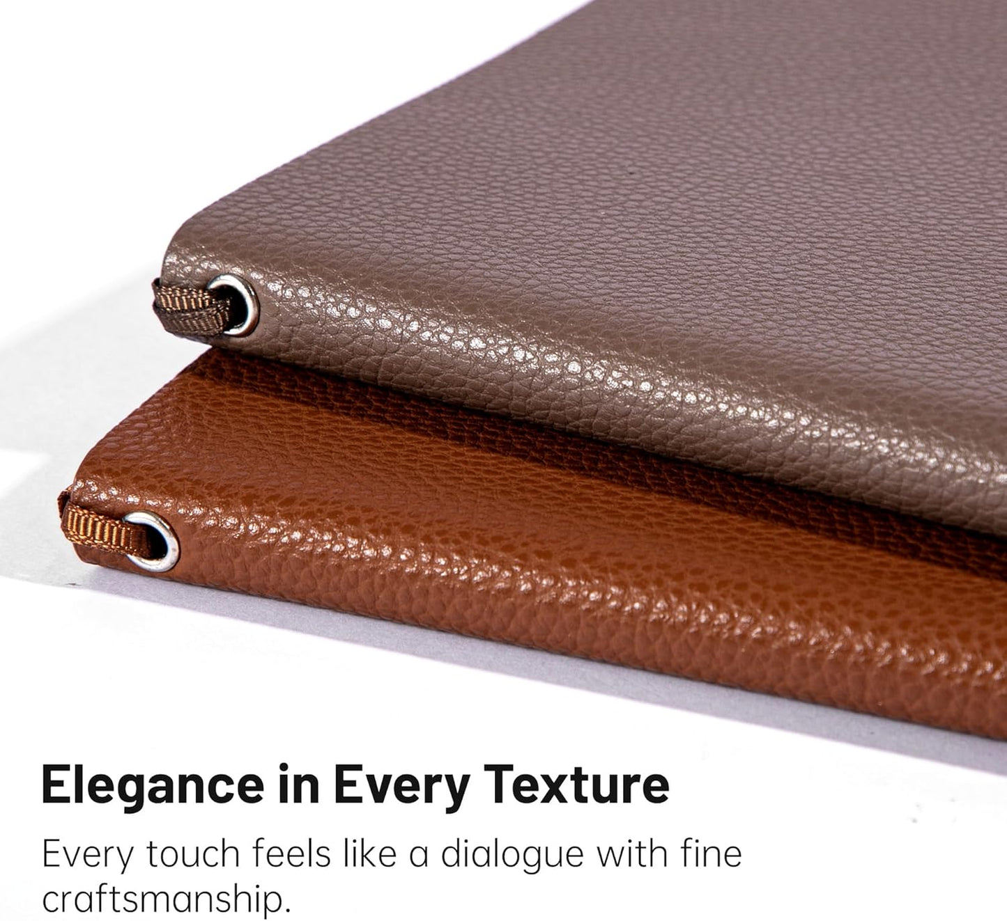 CAGIE Lined Journal Notebook for Men & Women,176 Pages A5 Medium Size, Softcover Leather Journals for Writing, College Ruled Notebook for Work & School, 100 GSM Thick Paper (5.7'' x 8.3'') (Burgundy)