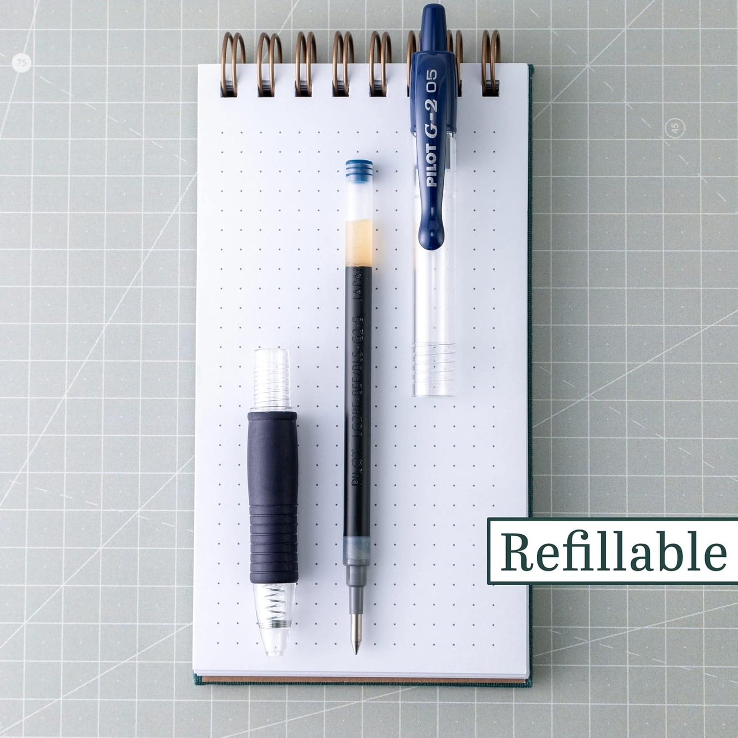 PILOT G2 Premium Refillable and Retractable Rolling Ball Gel Pens, Extra Fine Point, Black Ink, 12-Pack (31002)