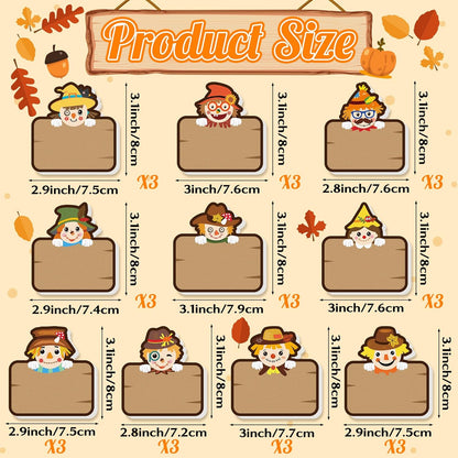 CJiangpo 30Pcs Marshmallow Sticky Notes Pads, 600 Sheets Cute Self Stick Notepad Memo Pads Funny Cartoon Page Marker Classroom Rewards Camping Themed Gift
