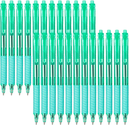 Sooez 40 Pack Bulk Pens Ballpoint, Smooth Writing Pens with Soft Grip, Retractable Black Ink Pens, Medium Point 1.0mm Pen for Journaling, Ballpoint Pen Office Supplies for Nurse, Server, Note Taking