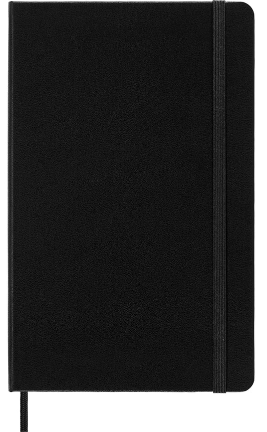 Moleskine Classic Notebook, Large, Ruled, Black, Hard Cover (5 x 8.25)