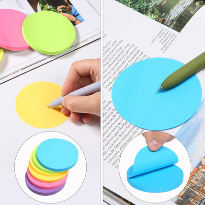Mr. Pen- Round Sticky Notes, 2.8" Diameter, 12 Pads, 720 Sheets, Morandi Color, Sticky Notes Bulk, Self-Stick Note Pads, Perfect for Office, School, Home, Study & Organization