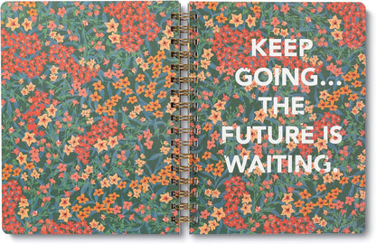 Compendium Spiral Notebook – Expect the Best Things to Happen Today – A Designer Spiral Notebook with 192 Lined Pages, College Ruled, 7.0" W x 9.25" H