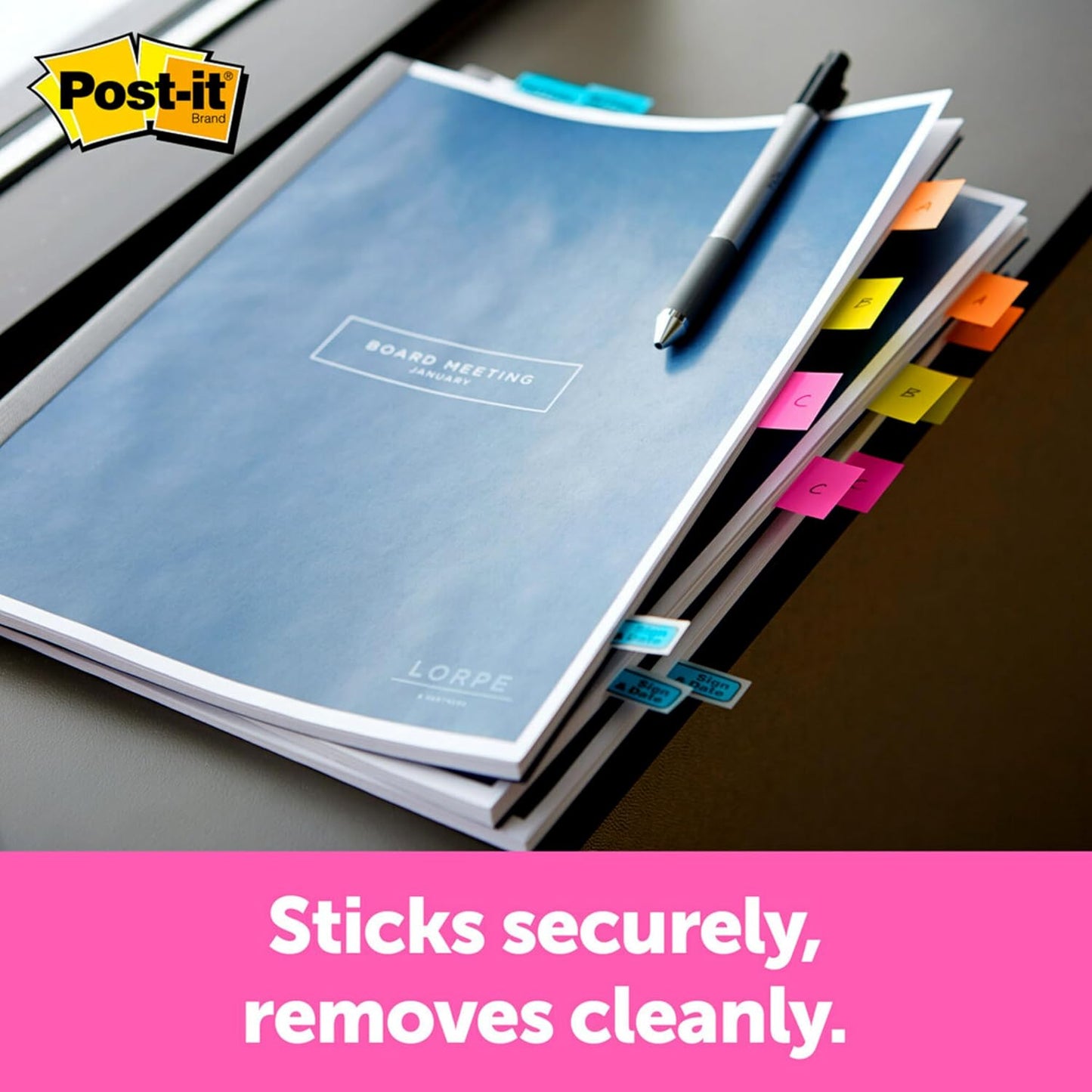 Post-it Flags, 1 in. x 1.7 in., One Dispenser with 200 -Count Red Sticky Tabs Per Dispenser, Removable Page Markers for Planners, Journals, and Calendars (200 Flags Total)
