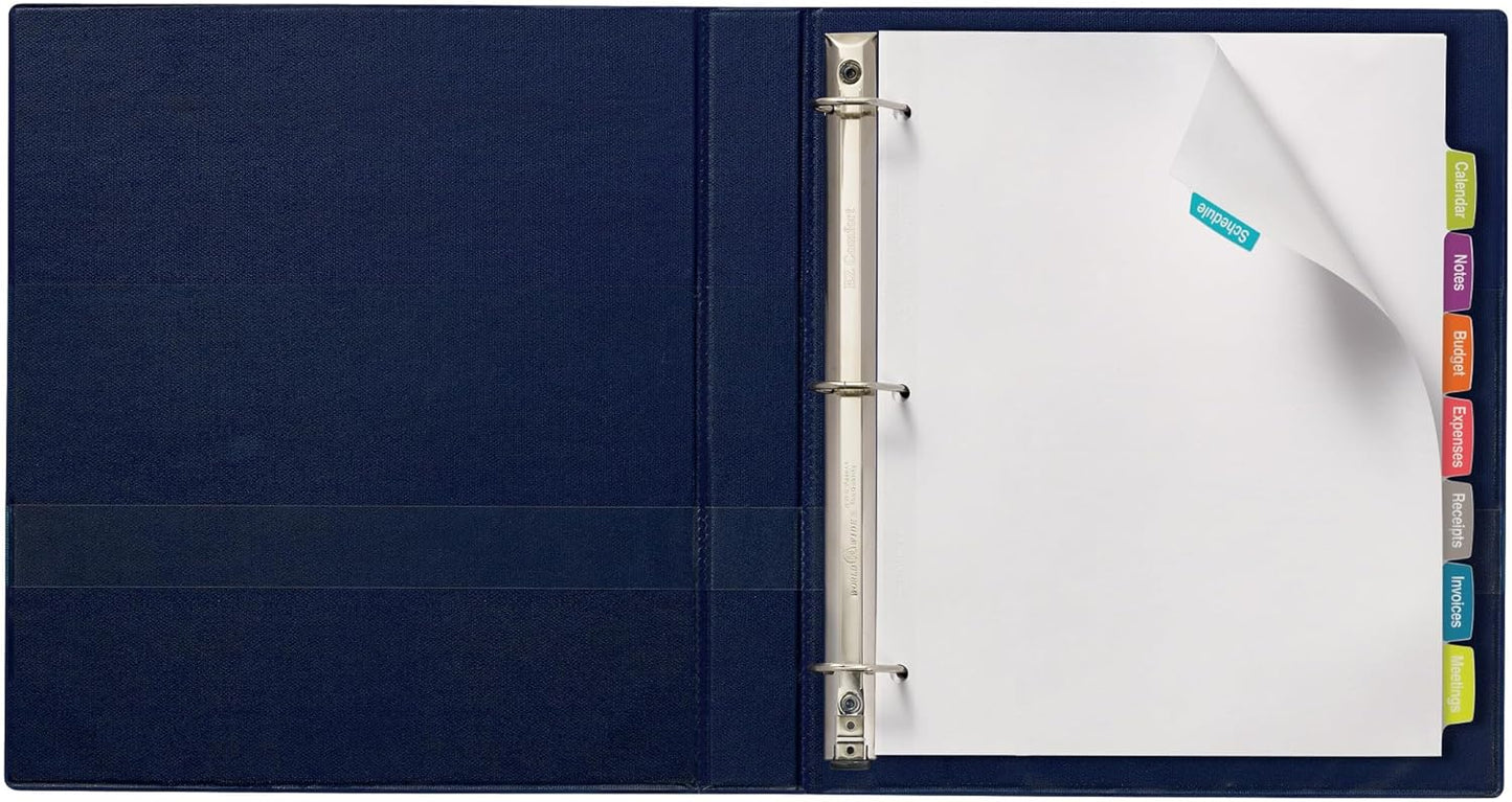 Avery Big Tab Printable White Label Dividers for 3 Ring Binders, 8 Tabs per Set, White, 120 Sets Total, Great for Office Supplies, School Supplies, Organizing, and More (6 Packs of 14435)