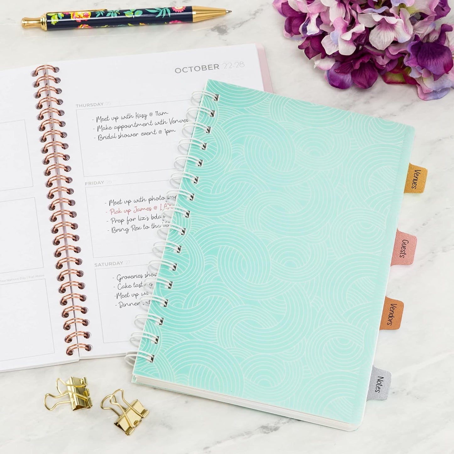 Avery Mini Ultra Tabs, 1" x 1.5", 2-Side Writable, Assorted Metallic Colors, 40 Repositionable Tabs (74785)