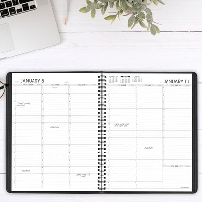 AT-A-GLANCE 2026 Appointment Book Planner, Weekly, 8-1/4" x 11", Large, Black (709500526)