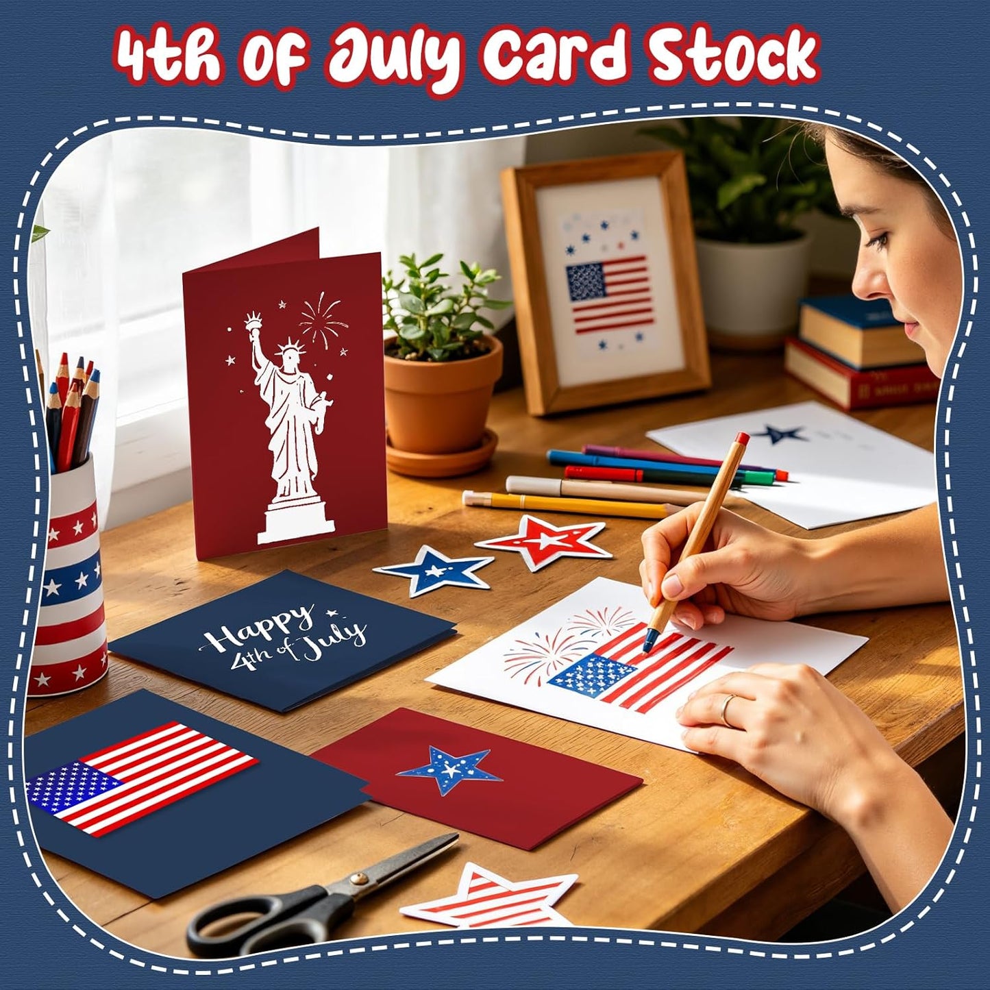 Cardstock 8.5 x 11, Thick Printer Paper 75 lb/200 gsm, 40 Sheets Card Stock White, Heavy Card stock, White CardStock Paper for Invitations, Diy Cards, Business Cards, Menus, Crafts, Drawing etc