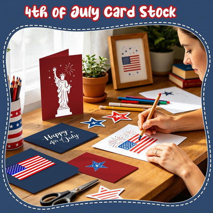 Cardstock 8.5 x 11, Thick Printer Paper 75 lb/200 gsm, 40 Sheets Card Stock White, Heavy Card stock, White CardStock Paper for Invitations, Diy Cards, Business Cards, Menus, Crafts, Drawing etc