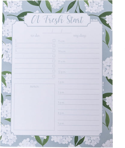 Graphique Large Notepad, Brush Strokes – 6" x 8", Cute Notepad with 150 Tear-Off Sheets, Features the Word “Notes” on Every Page – Perfect for Note Taking, List Making, and More