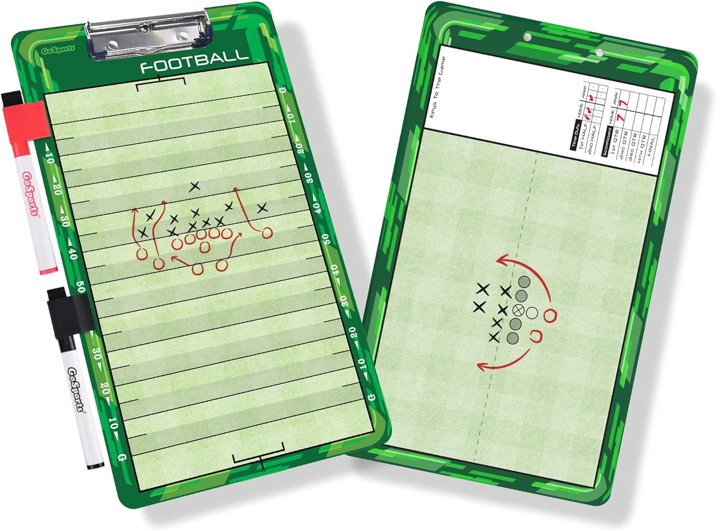 GoSports Premium Dry Erase Coaches Clipboards – Basketball, Baseball, Football, Soccer, Hockey, Volleyball, Lacrosse