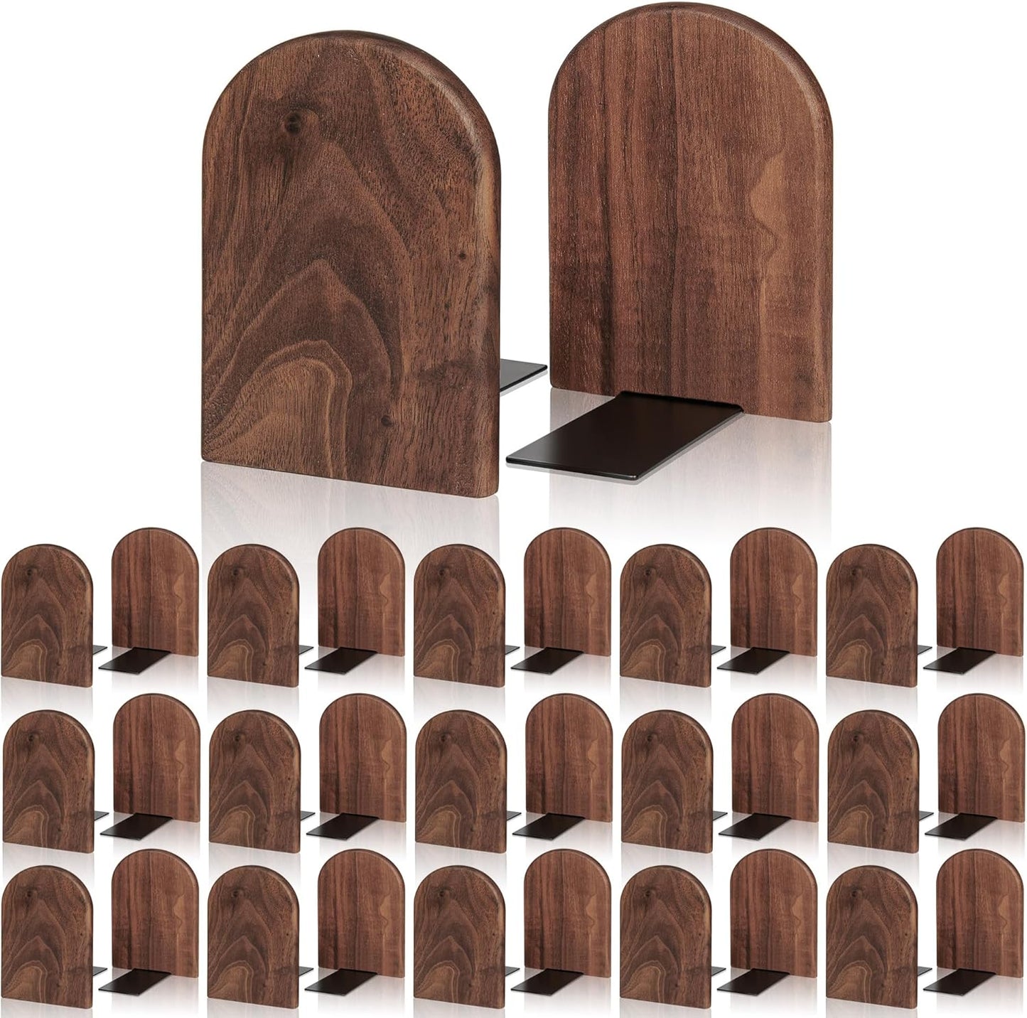 Book Ends,1 Pair Bookends Wood Book Ends Universal Economy Bookend