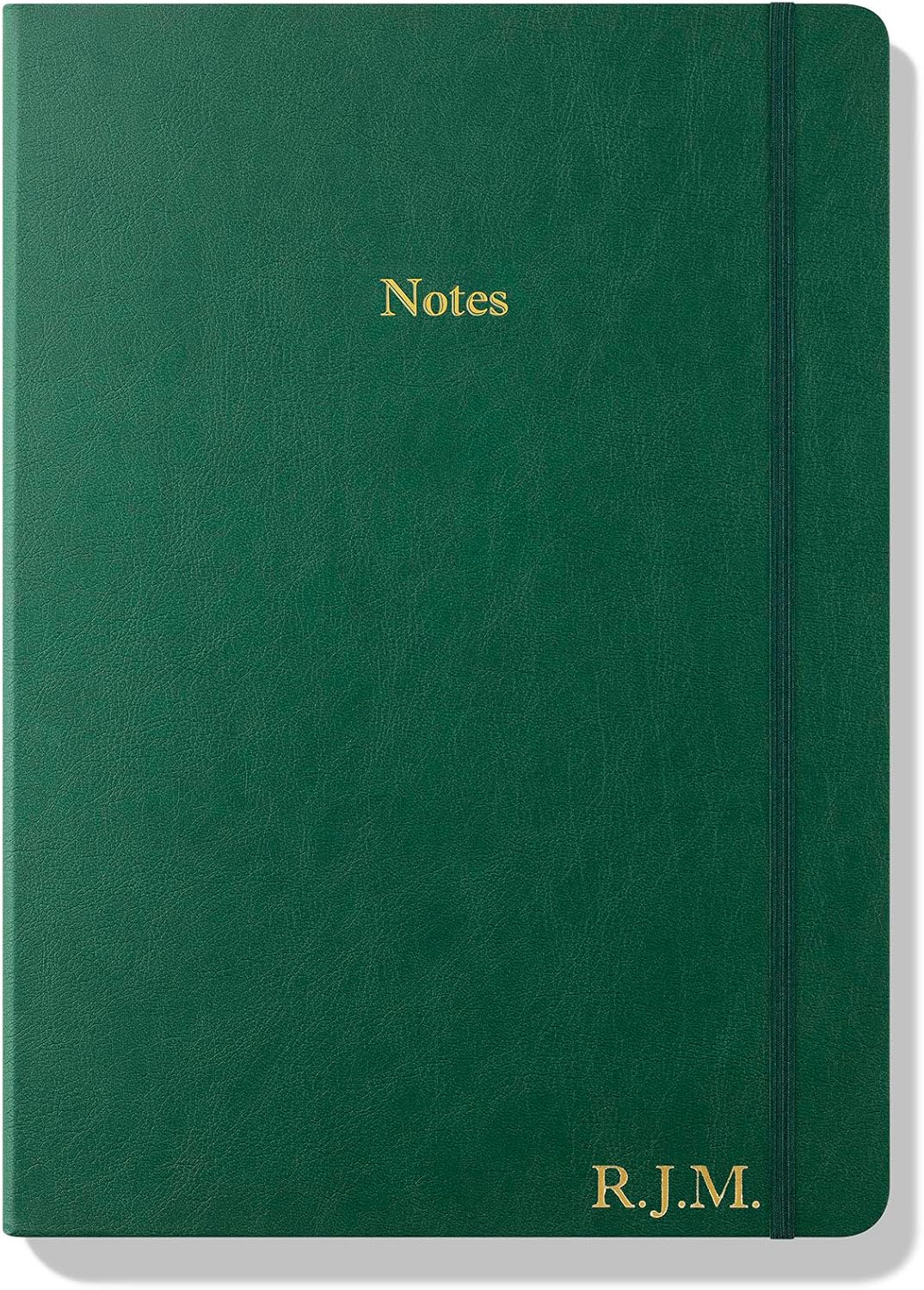 Wykeham's Executive Notebook – 8.5" x 12" – Customization Available (Personalized Black – Lined)