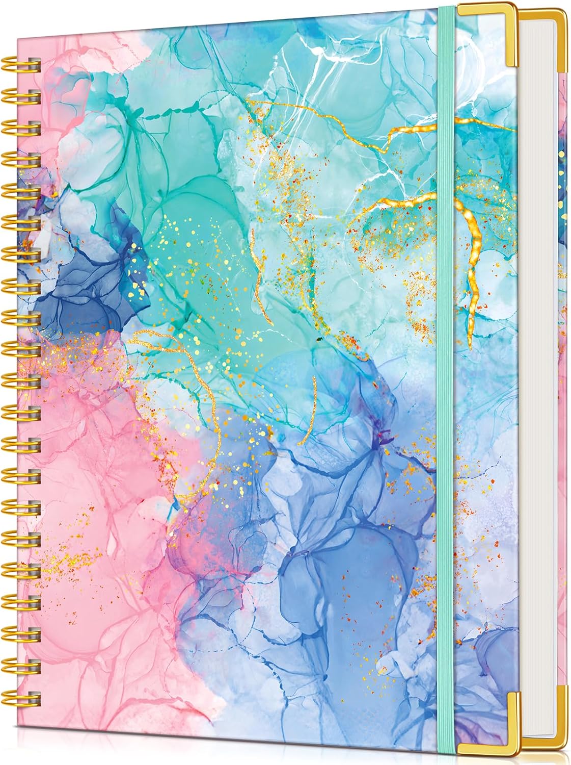 Lined Spiral Notebook Journal for Women, 200 Pages Cute Notebooks 8.5” x 11”, A4 Large Hardcover Spiral Journals with 100 GSM Thick Paper, College Ruled Notebook for Writing Work School, Autumn Tree