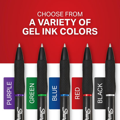 Sharpie S-Gel Pens, Ultra Fine Point (0.38mm), Black Gel Ink, 4 Count