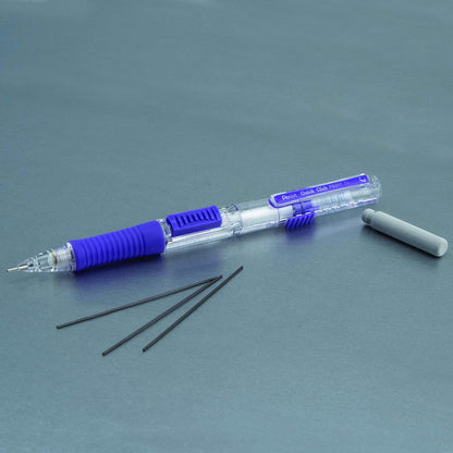 Pentel Quick Click Mechanical Pencil, (0.7mm), Medium, Black Barrel, Box of 12 Pencils (PD217A)