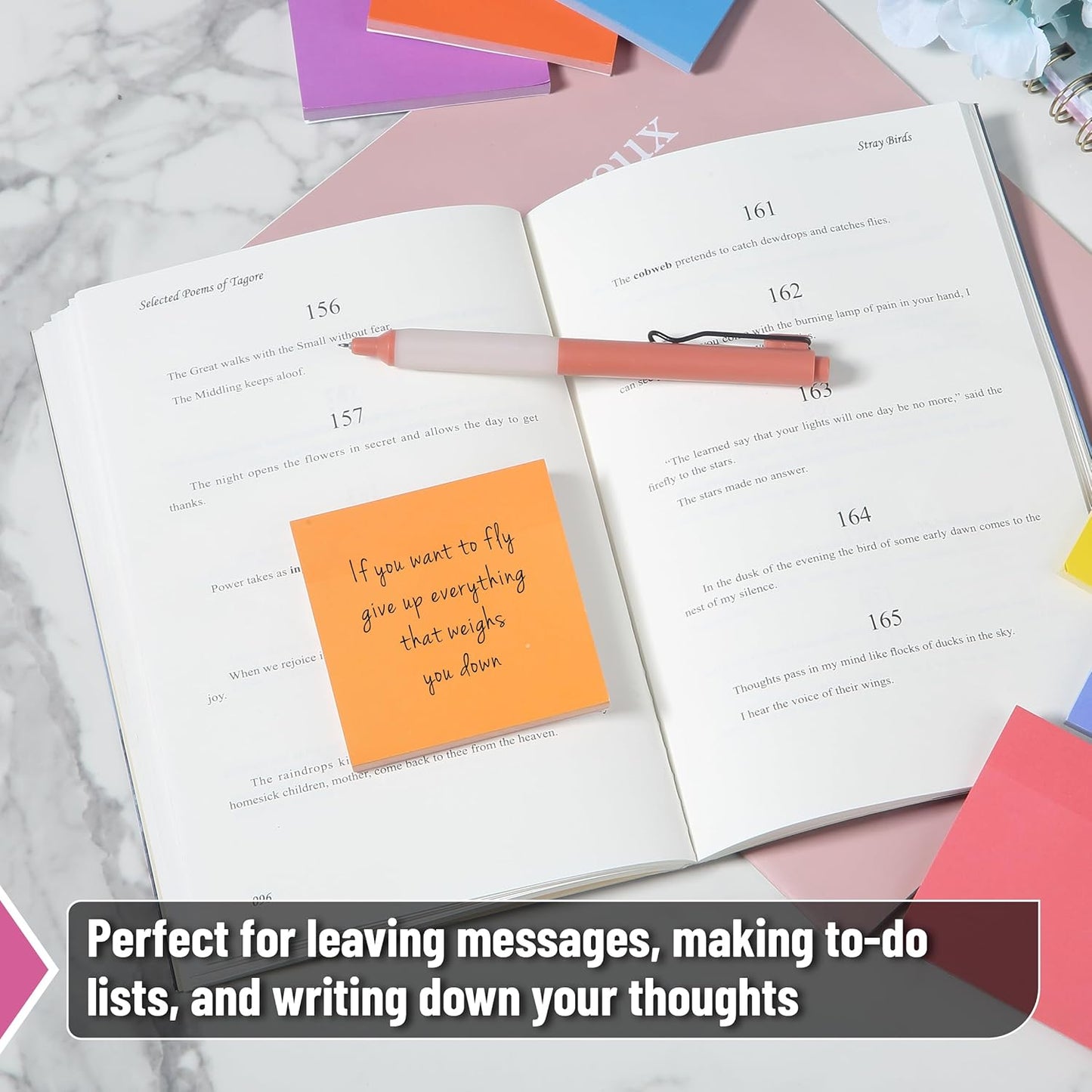 Mr. Pen- Sticky Notes, 3"x3", 12 Pads, 600 Sheets, Vibrant Colors, Sticky Notes Bulk, Self-Stick Note Pads, Perfect for Office, School, Home, Study & Organization