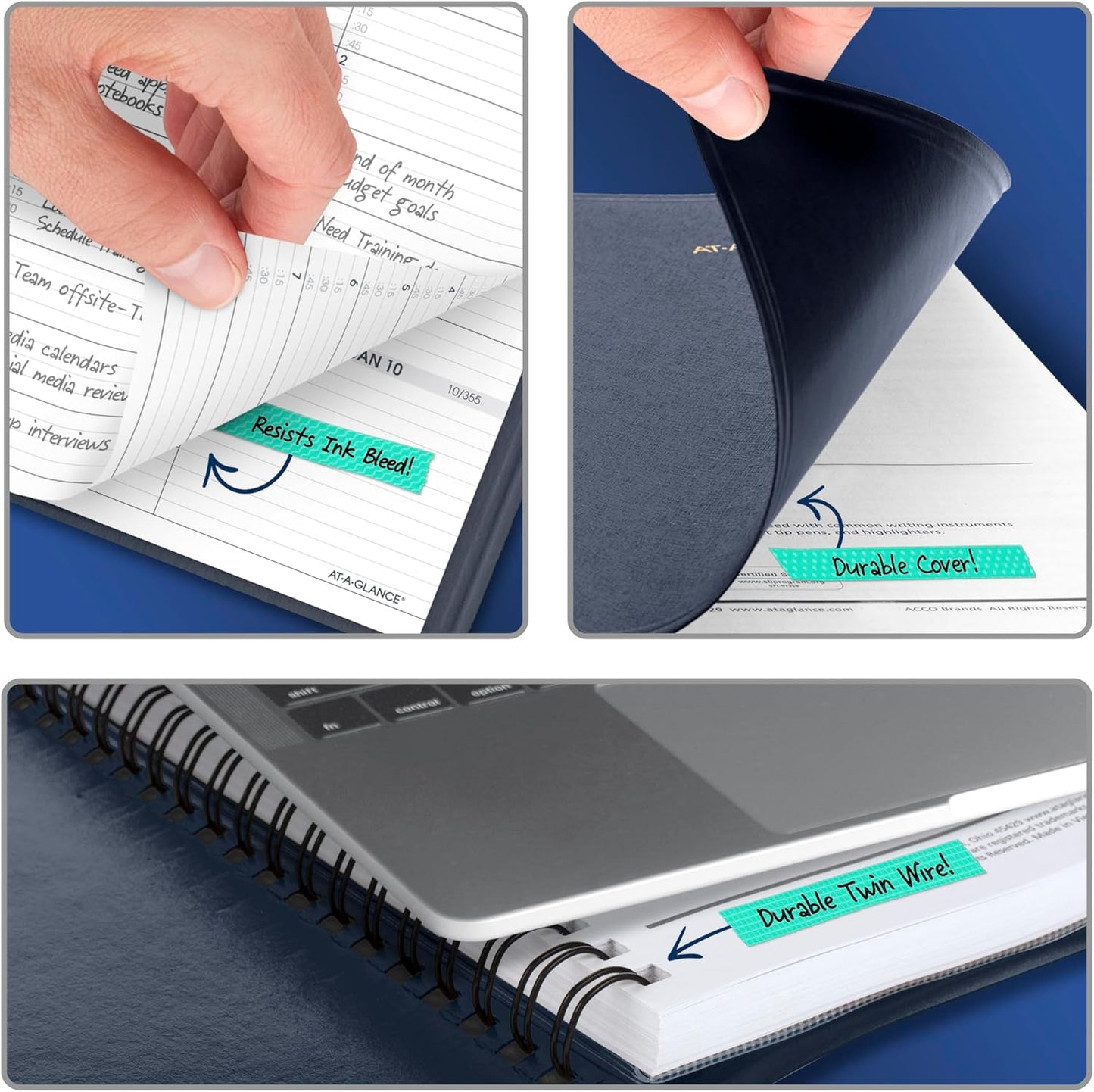 AT-A-GLANCE 2026 Appointment Book Planner, Weekly, 8-1/4" x 11", Large, Black (709500526)