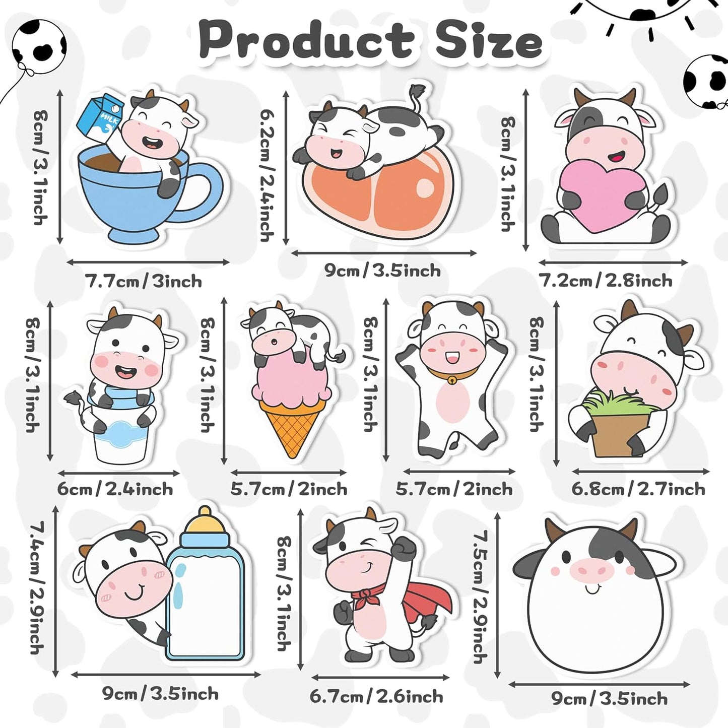 CJiangpo 30Pcs Marshmallow Sticky Notes Pads, 600 Sheets Cute Self Stick Notepad Memo Pads Funny Cartoon Page Marker Classroom Rewards Camping Themed Gift