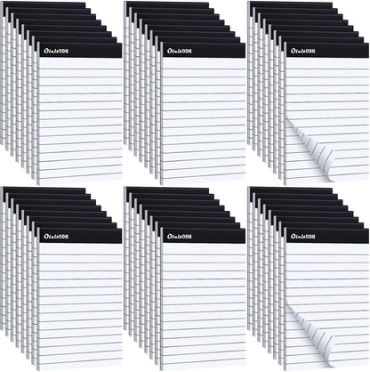 Note Pads 4x6, 36 Pack Small NotePads, Server Pads, Scratch Pads 4x6, Memo Pads White Paper, 50 Sheets per Blank Note Pads 4 x 6, Mini Writing Pads Pocket Notepads for Office School Home Supplies